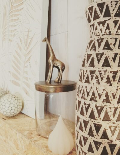 Photo n°10 - Accueil - Vase bougie triptyque pot girafe cache pot