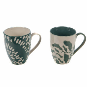 165379 - Cades design amadeus mug fleurs vert