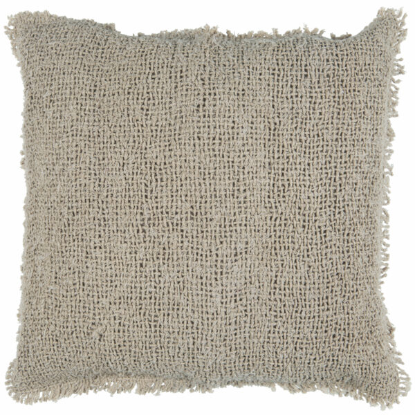 6885-02 Ib Laursen Housse de coussin coton ajouré léger beige