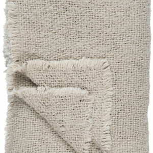 Plaid ib laursen tricot beige coton polyester 6888-30