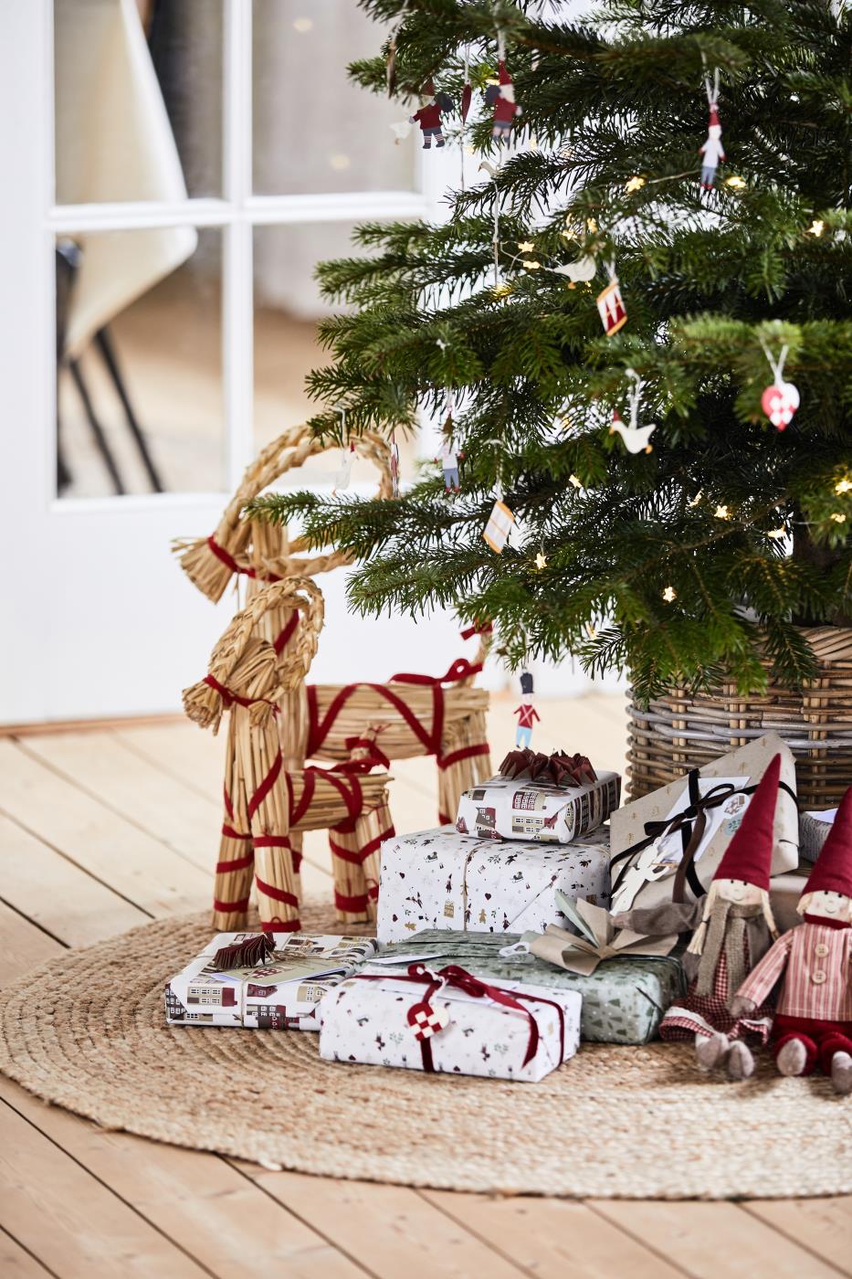 Tapis rond naturel en Jute D120 – Image 7