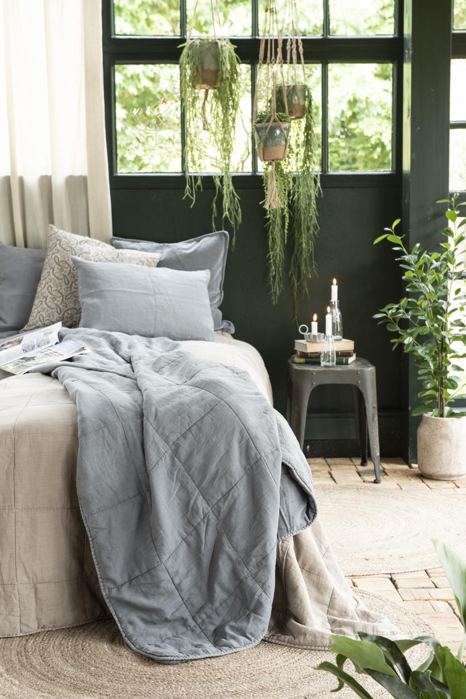 Tapis rond naturel en Jute D120 – Image 8