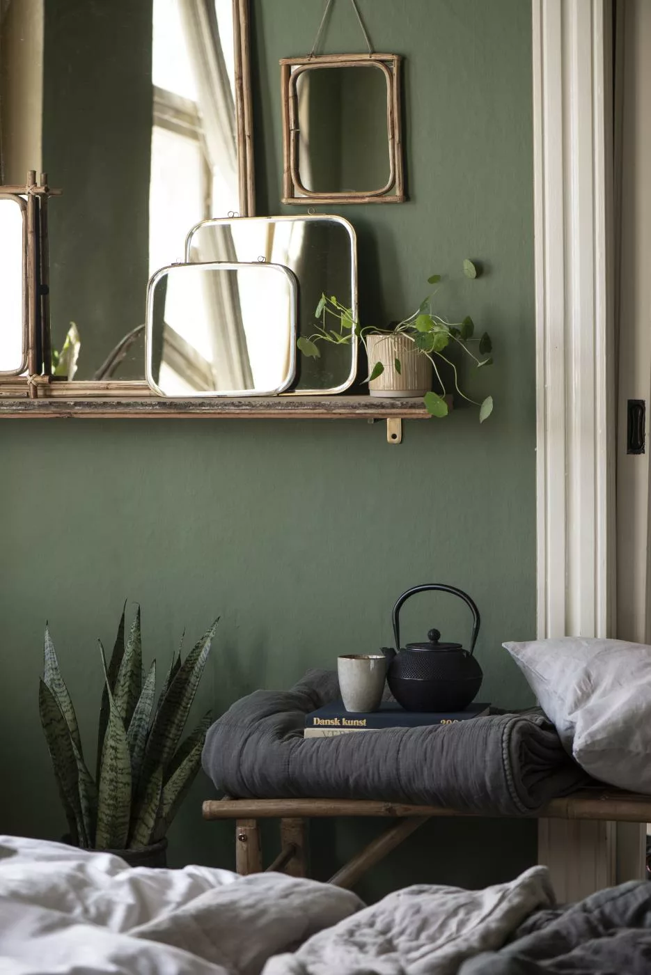 Miroir en Bambou 26.5x20.5 – Image 7