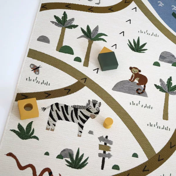 Tapis de jeu Intérieur et extérieur Petite Savane 180x123 – Image 3