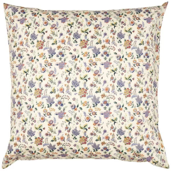 Housse de coussin fleurie Champêtre 60x60